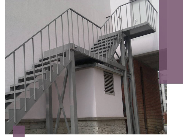 Монтаж пожарных лестниц под ключ в Юбилейном с гарантией качества