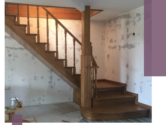 Ремонт деревянных лестниц в Юбилейном: быстро и качественно