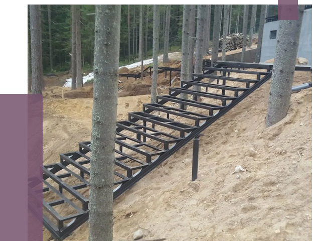 Монтаж металлических лестниц в Юбилейном от 13651 руб. 