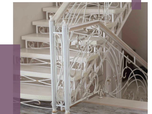 Изготовление кованых лестниц на заказ в Юбилейном от 87576 руб. | ПРОЛЁТ-Юбл