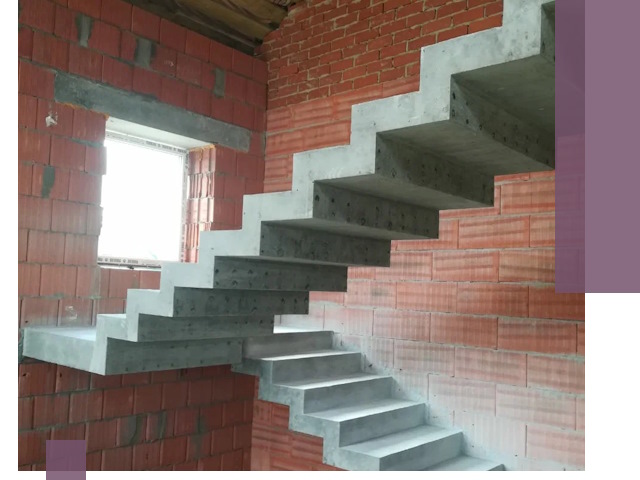 Бетонные лестницы под ключ в Юбилейном: монтаж, демонтаж, ремонт