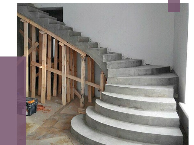 Изготовление бетонных лестниц под ключ в Юбилейном от 20091 руб. | ПРОЛЁТ-Юбл