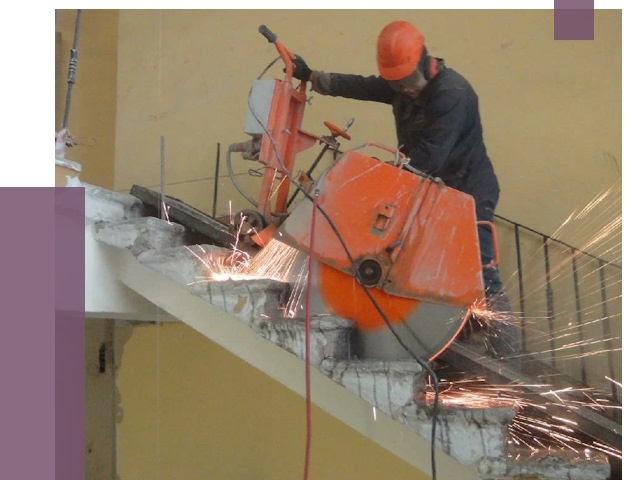 Демонтаж бетонных лестниц в Юбилейном от 4636 руб. за м2 | ПРОЛЁТ-Юбл