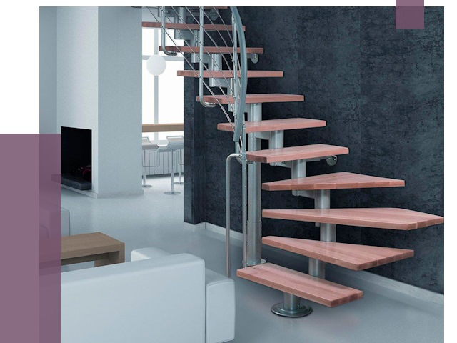 Модульные лестницы в Юбилейном от 17000 руб. — купить в ПРОЛЁТ-Юбл