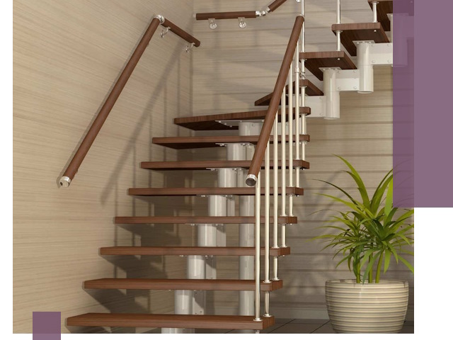 Изготовление модульных лестниц под ключ в Юбилейном