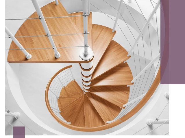 Изготовление винтовых лестниц под ключ в Юбилейном