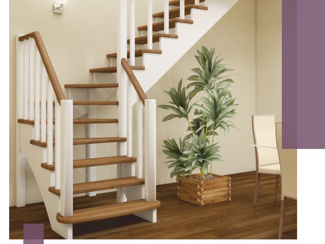 Г-образные лестницы под ключ в Юбилейном — изготовление и монтаж