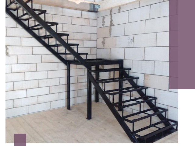 Лестницы на металлокаркасе под ключ в Юбилейном — изготовление и монтаж