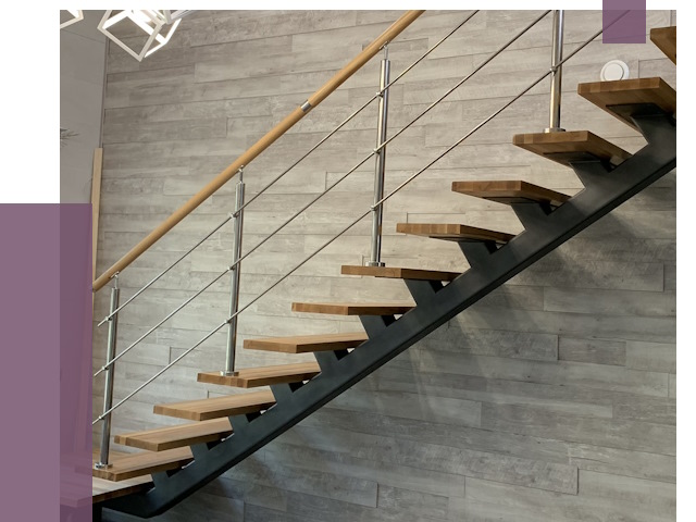 Изготовление лестниц на монокосоуре в Юбилейном от 76757 руб. 