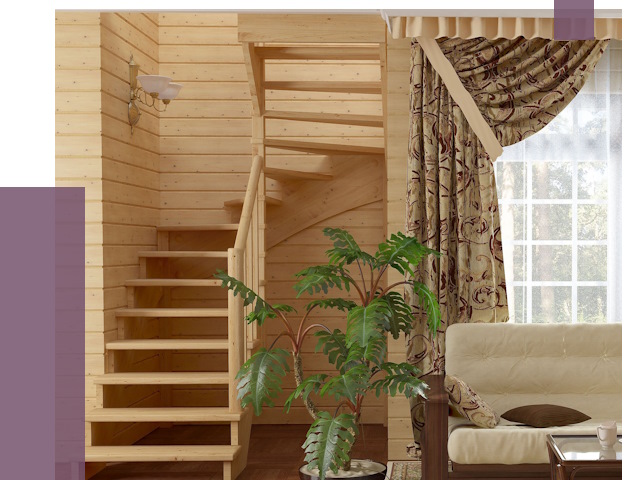 Лестницы для дачи в Юбилейном от 76500 руб.  | ПРОЛЁТ-Юбл