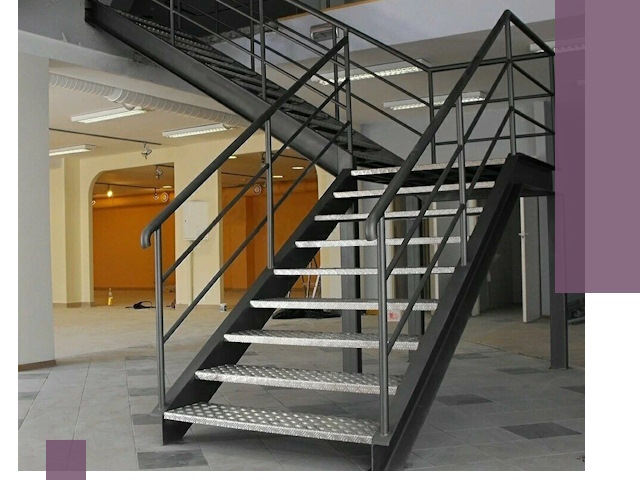 Лестницы для офиса в Юбилейном: изготовление, монтаж, демонтаж