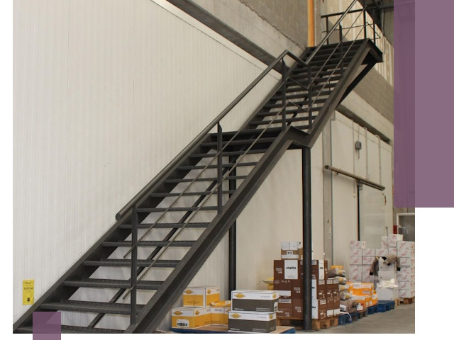 Лестницы для производства в Юбилейном — изготовление и монтаж