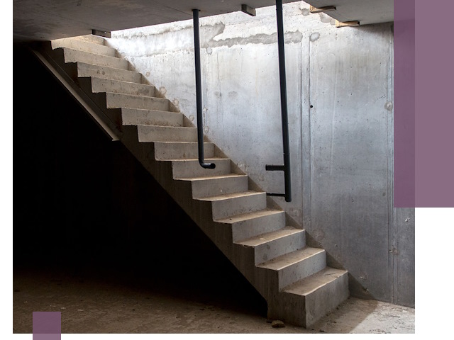Изготовление и монтаж лестниц в подвале в Юбилейном