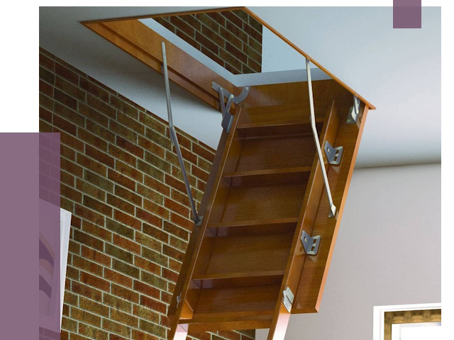 Установка чердачной лестницы в Юбилейном от 7882 руб. | ПРОЛЁТ-Юбл