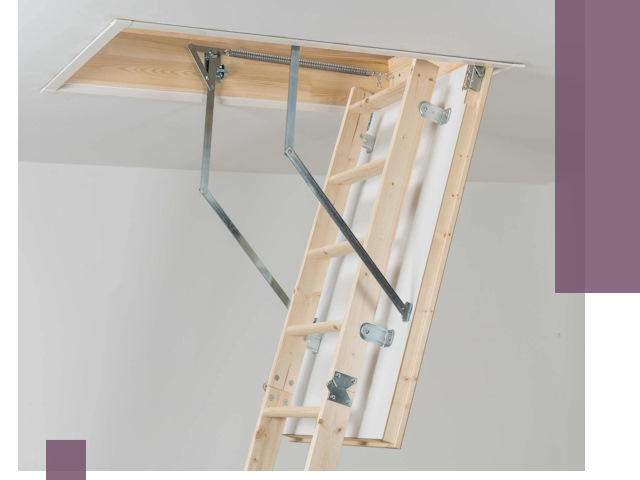 Установка чердачной лестницы под ключ в Юбилейном