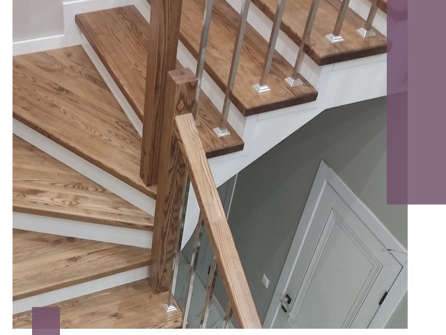 Обшивка металлических лестниц под ключ в Юбилейном