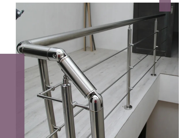 Перила из нержавеющей стали в Юбилейном от 9067 руб. под ключ | ПРОЛЁТ-Юбл