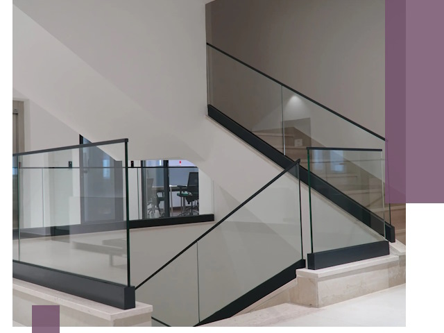 Стеклянные перила премиум-класса с установкой в Юбилейном