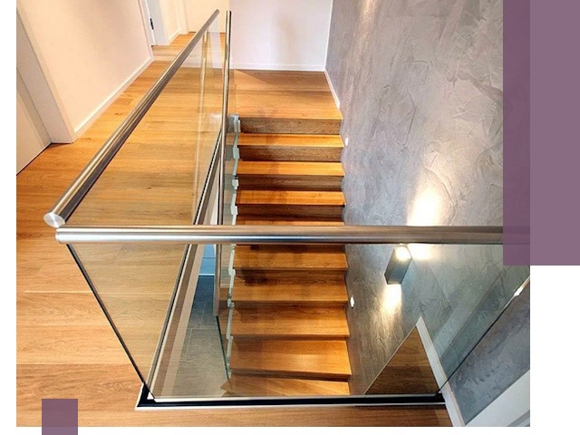 Перила для лестницы в доме — изготовление и монтаж в Юбилейном