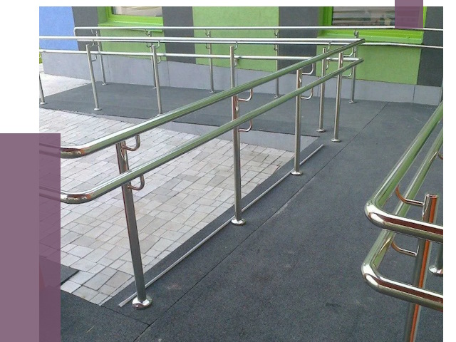 Ограждения пандусов в Юбилейном от 4379 руб. монтаж | ПРОЛЁТ-Юбл