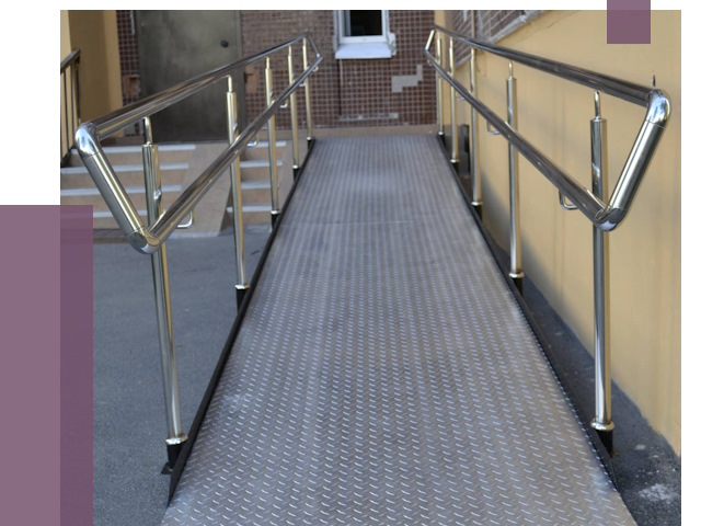 Пандусы в Юбилейном от 12364 руб. — установка для инвалидов | ПРОЛЁТ-Юбл