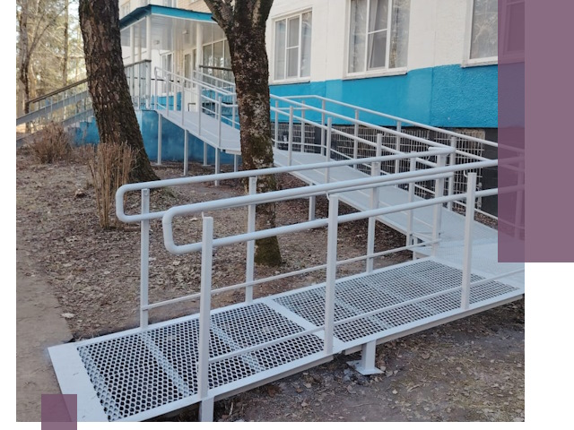 Пандусы под ключ в Юбилейном: изготовление, монтаж и демонтаж