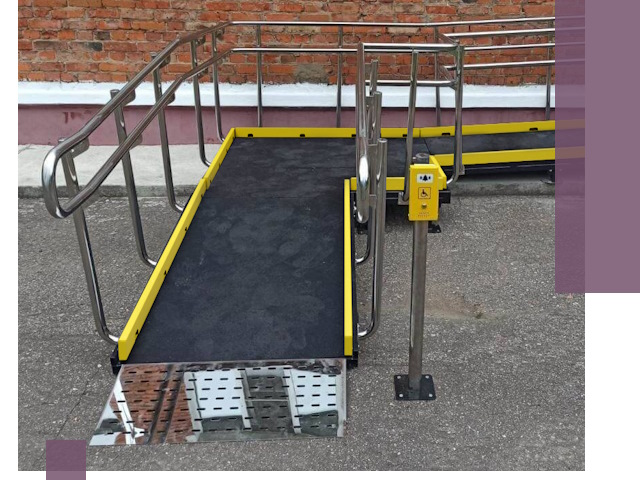 Изготовление наклонных пандусов для инвалидов в Юбилейном