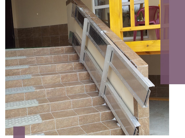 Откидные пандусы под ключ в Юбилейном — монтаж и демонтаж