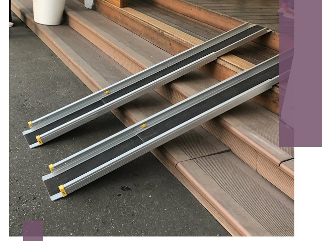 Телескопические пандусы под ключ в Юбилейном — изготовление и монтаж