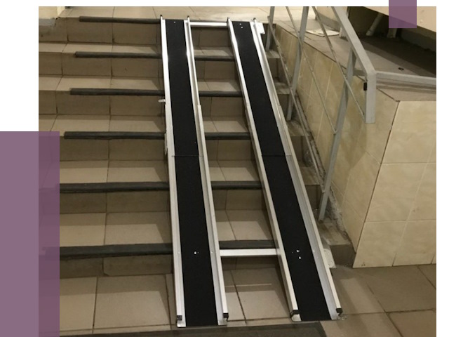 Установка пандуса в подъезд в Юбилейном от 8036 руб. под ключ | ПРОЛЁТ-Юбл