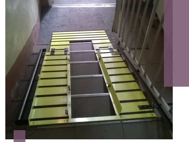 Профессиональный монтаж пандуса в подъезд в Юбилейном