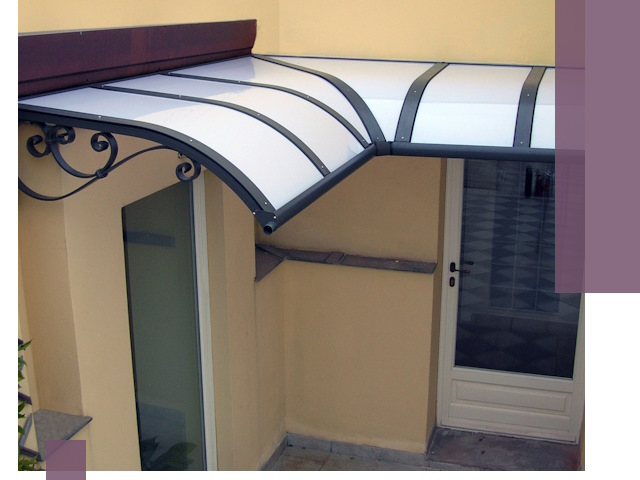 Монтаж козырьков любой сложности в Юбилейном под ключ