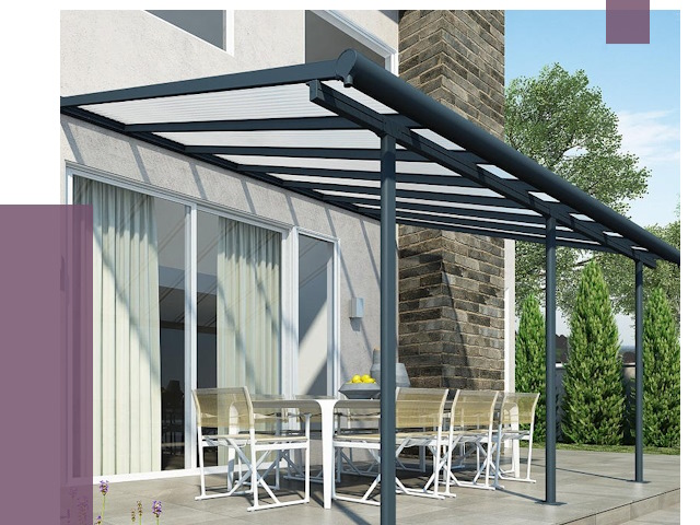 Навесы пристенные в Юбилейном от 9170 руб. — монтаж и установка | ПРОЛЁТ-Юбл