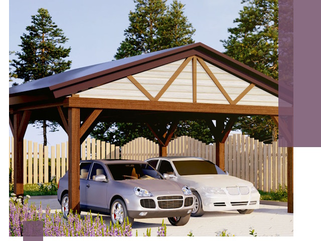 Навесы для автомобиля в Юбилейном — изготовление и монтаж