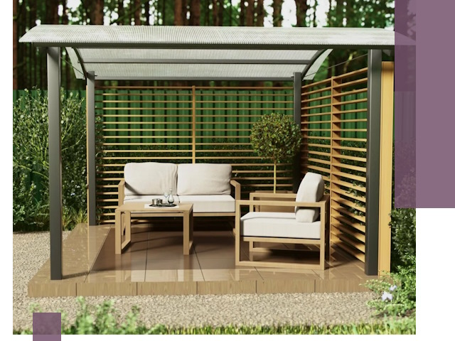 Навесы для дачи в Юбилейном: изготовление, монтаж и демонтаж