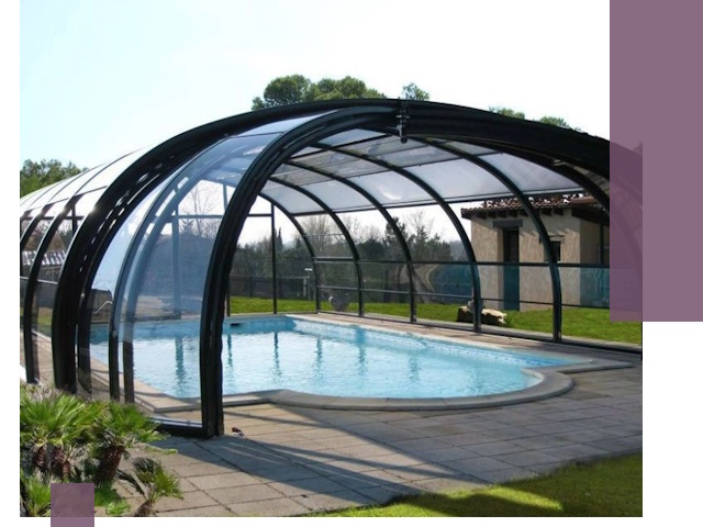 Навесы для бассейна в Юбилейном: изготовление и монтаж под ключ