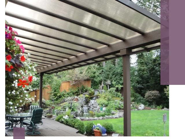 Навесы из поликарбоната под ключ в Юбилейном быстро и надёжно