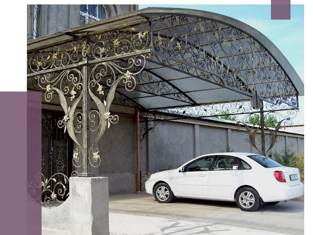 Кованые навесы в Юбилейном от 14682 руб. | ПРОЛЁТ-Юбл