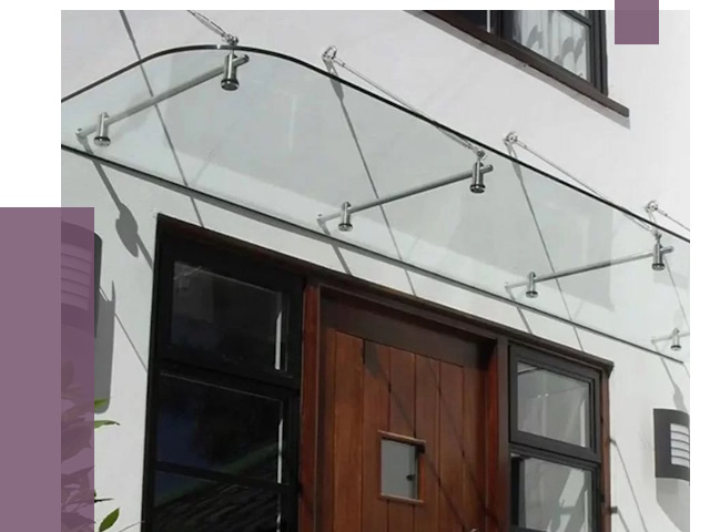 Стеклянные козырьки в Юбилейном от 19061 руб. | ПРОЛЁТ-Юбл