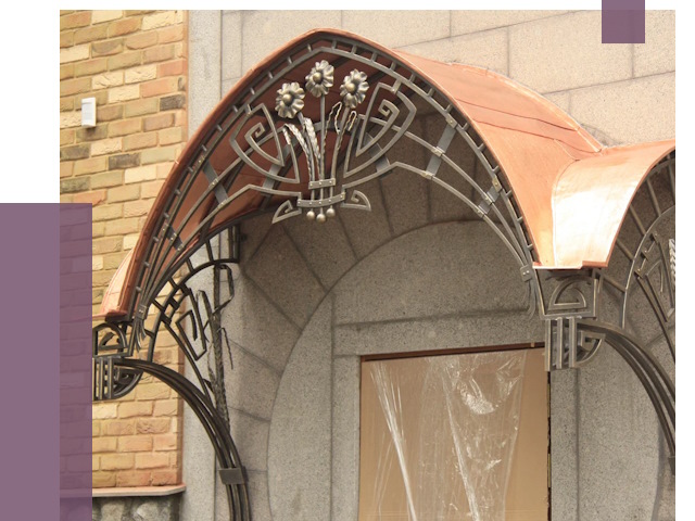 Арочные козырьки в Юбилейном от 14682 руб. 