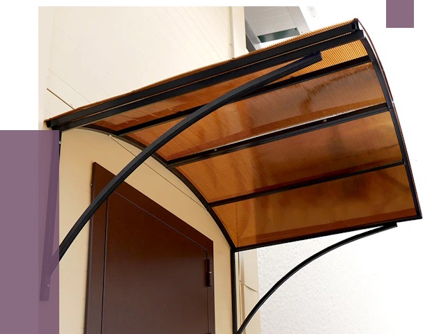 Недорогие козырьки в Юбилейном от 7645 руб.  | ПРОЛЁТ-Юбл