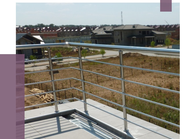 Парапеты из нержавеющей стали в Юбилейном от 8036 руб. за м² | ПРОЛЁТ-Юбл