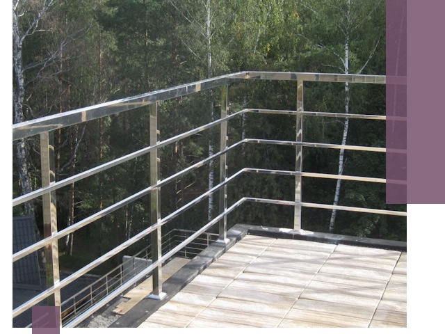 Парапеты из нержавеющей стали в Юбилейном — изготовление и монтаж