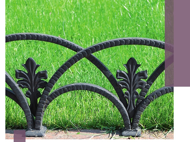 Декоративные металлические бордюры под ключ в Юбилейном