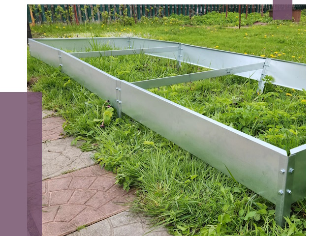 Металлические бордюры для грядок в Юбилейном от 1803 руб. 