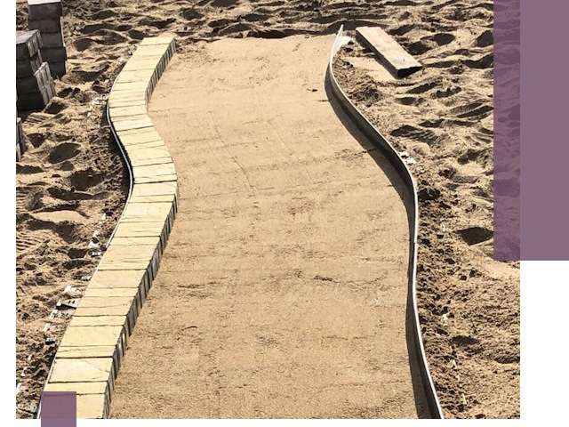 Металлические бордюры для тротуаров в Юбилейном — прочные и долговечные