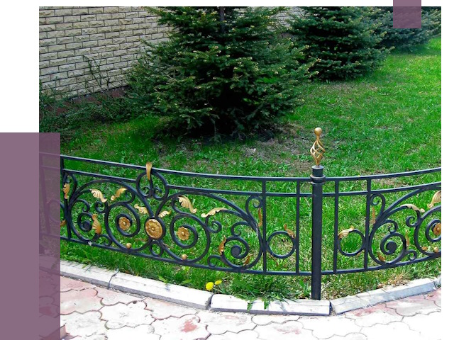 Кованые газонные ограждения в Юбилейном от 7676 руб. — ПРОЛЁТ-Юбл