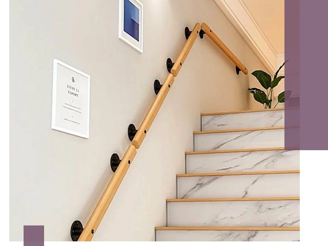 Поручни металлические и деревянные под ключ в Юбилейном