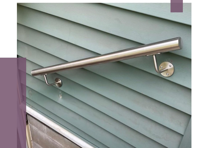 Поручни из нержавеющей стали в Юбилейном от 7727 руб.  | ПРОЛЁТ-Юбл